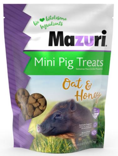 Mazuri Mini Pig Treats Oat & Honey 7#
